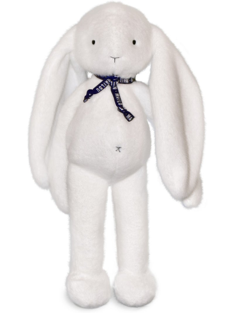 Peluche lapin méloé 37 cm Blanc - Kiabi