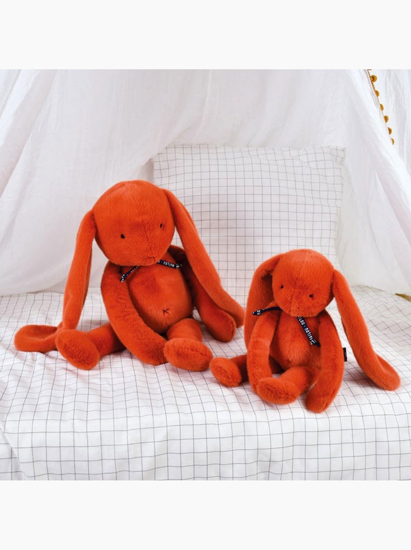 Peluche Lapin Méloé 37 cm Orange - Kiabi