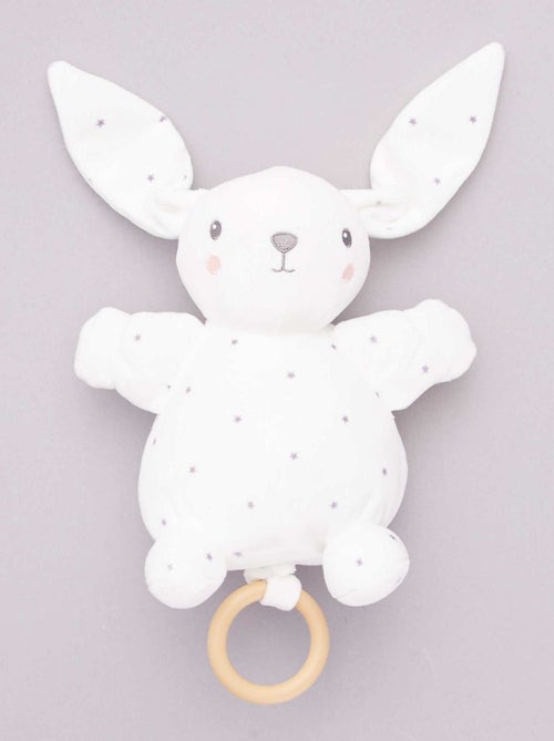 Peluche lapin musicale - Kiabi