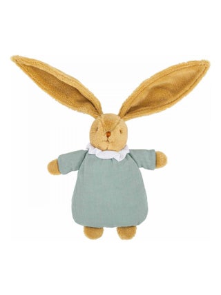 Peluche lapin nid d'ange vert céladon (20 cm)
