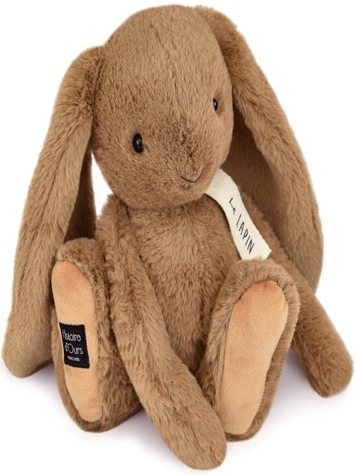 Peluche lapin noisette 32 cm - Kiabi
