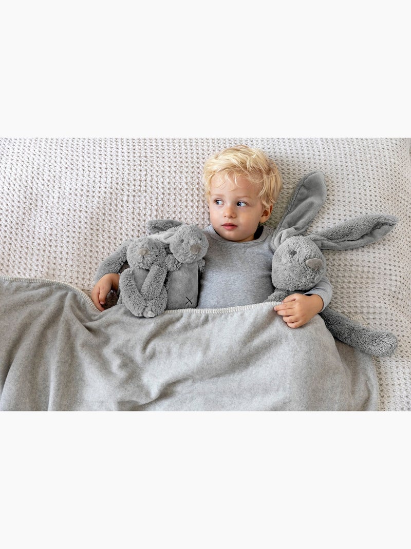 Peluche Lapin Richie 28 cm Gris - Kiabi
