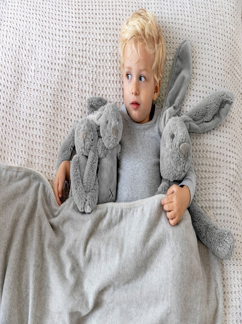 Peluche Lapin Richie 58 cm Gris - Kiabi