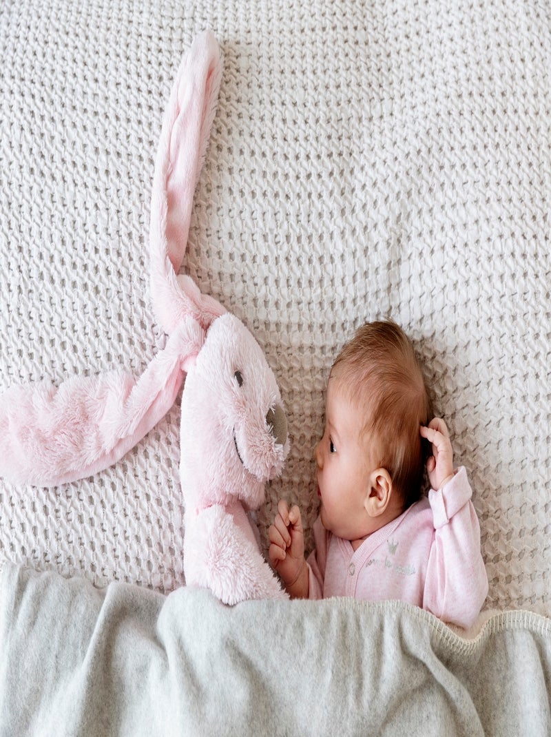 Peluche Lapin Richie 58 cm Rose clair - Kiabi