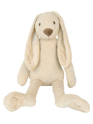 Peluche Lapin Richie polyester recyclé beige 58 cm