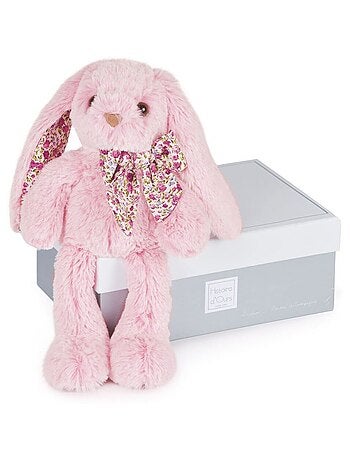 Peluche Lapin Rose 25 cm