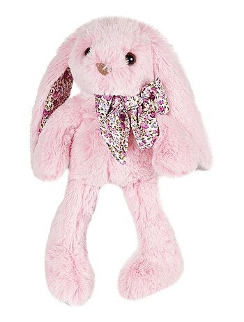 Peluche Lapin Rose 25 cm
