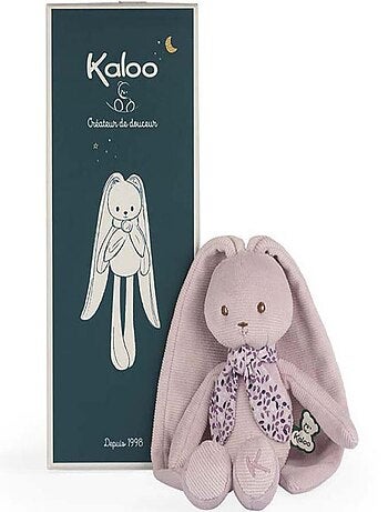 Peluche lapin rose Lapinoo (25 cm)