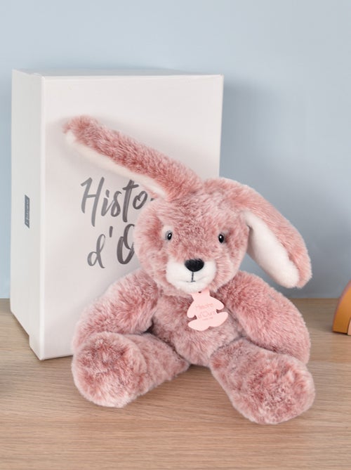 Peluche Lapin Rose Sweety Mousse 25 cm - Kiabi