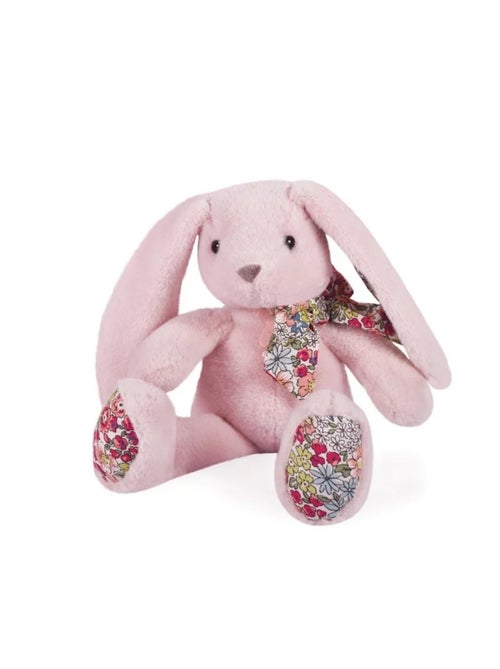 Peluche Lapin Rose tendre 25 cm - Kiabi