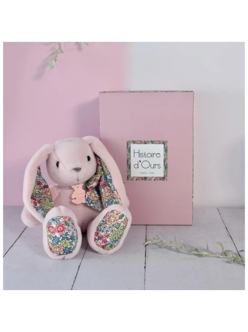 Peluche Lapin Rose tendre 25 cm Rose - Kiabi