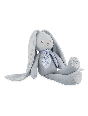 Peluche Lapinoo pantin lapin bleu (35 cm)