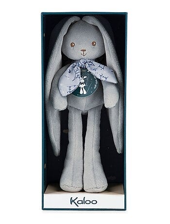 Peluche Lapinoo pantin lapin bleu (35 cm)