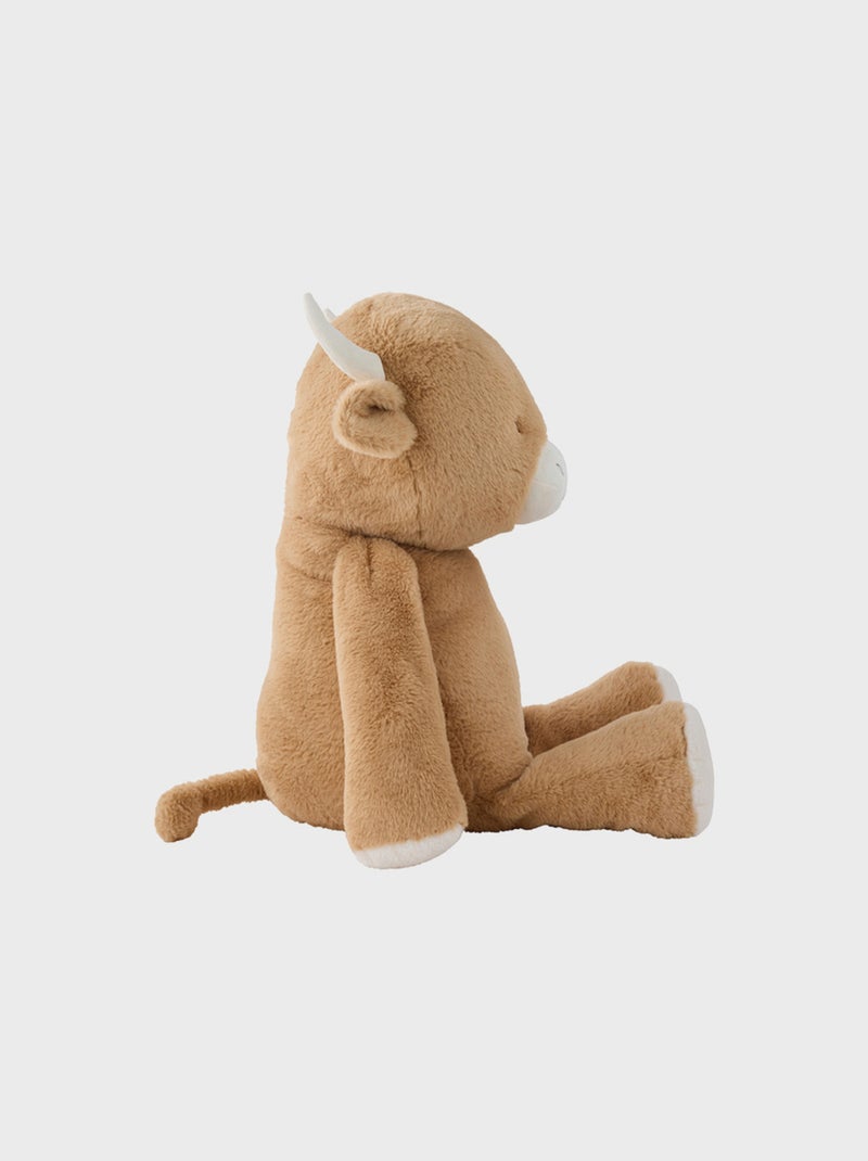 Peluche Large 80 cm – Fluffy Cow Noukie's Beige - Kiabi