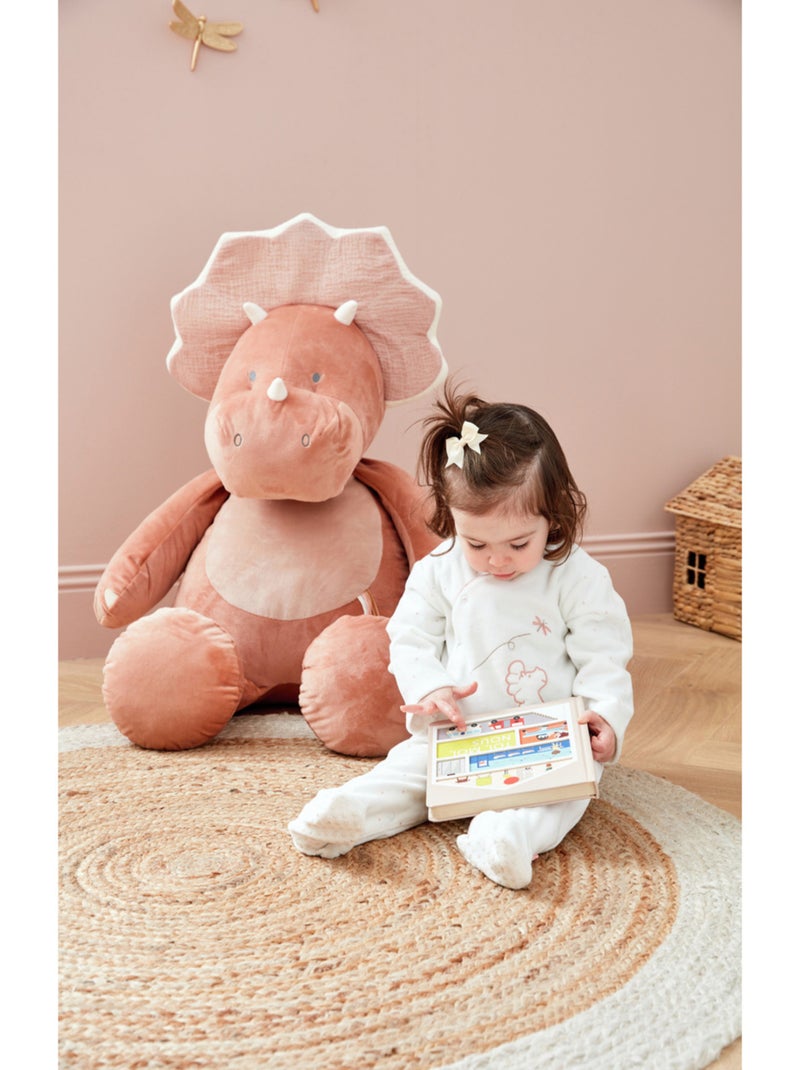 Peluche large Popsie en Veloudoux®, blush/rose poudré Noukie's Rose - Kiabi