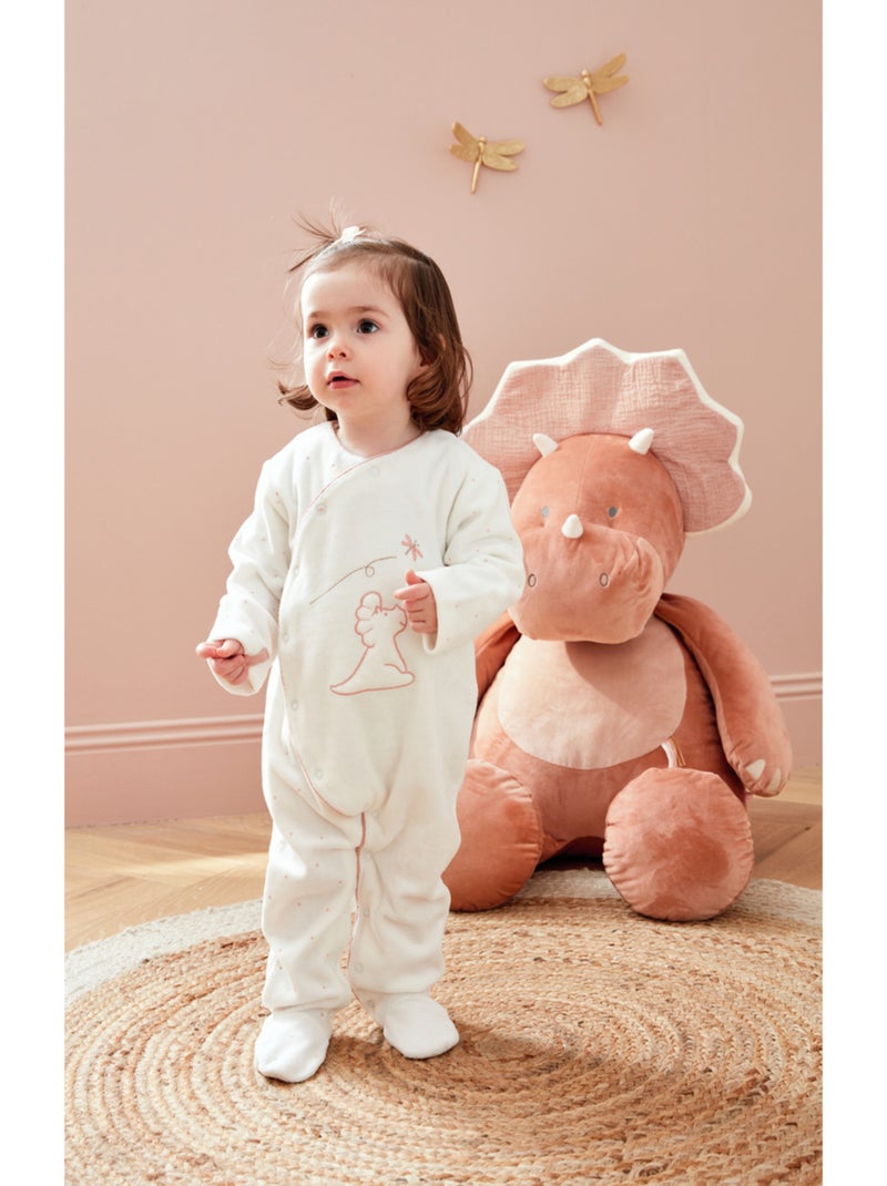Peluche large Popsie en Veloudoux®, blush/rose poudré Noukie's Rose - Kiabi