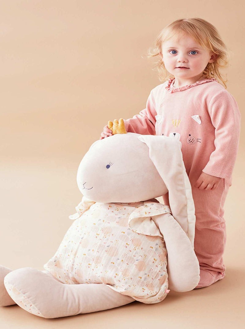 Peluche Large Veloudoux Pili Beige - Kiabi