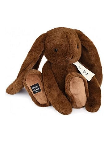 Peluche Le lapin 32cm Cafe