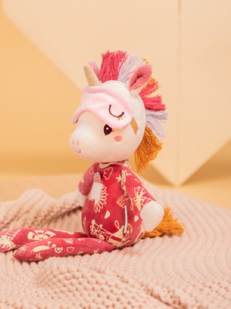 Peluche Lena amie de la nuit Rose - Kiabi