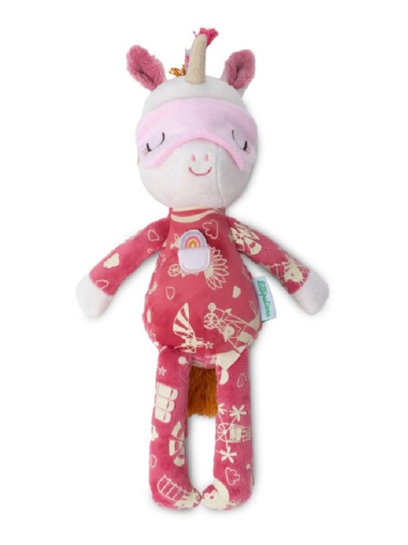 Peluche Lena amie de la nuit Rose - Kiabi