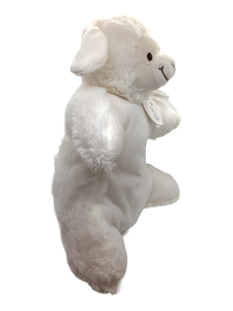 Peluche Léone l'agneau 24 cm Blanc - Kiabi