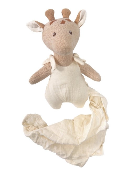 Peluche Léonie la girafe et son doudou - Kiabi