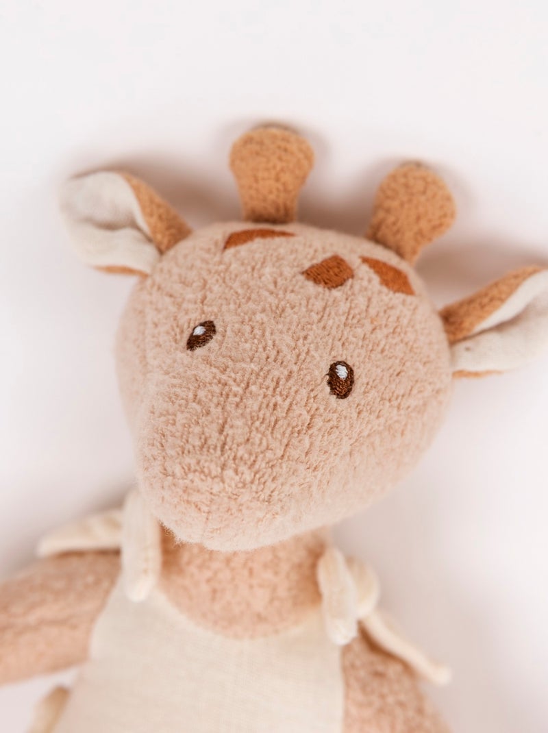 Peluche Léonie la girafe et son doudou Beige - Kiabi