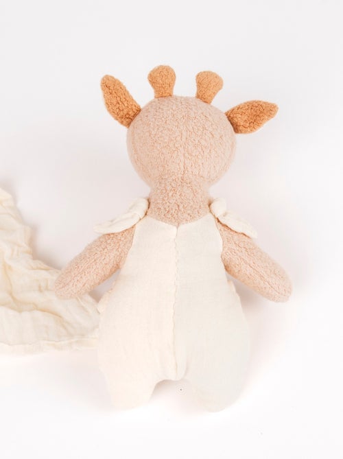 Peluche Léonie la girafe et son doudou - Kiabi