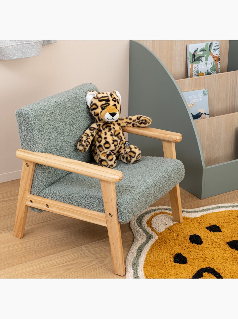 Peluche léopard format moyen chita Marron - Kiabi