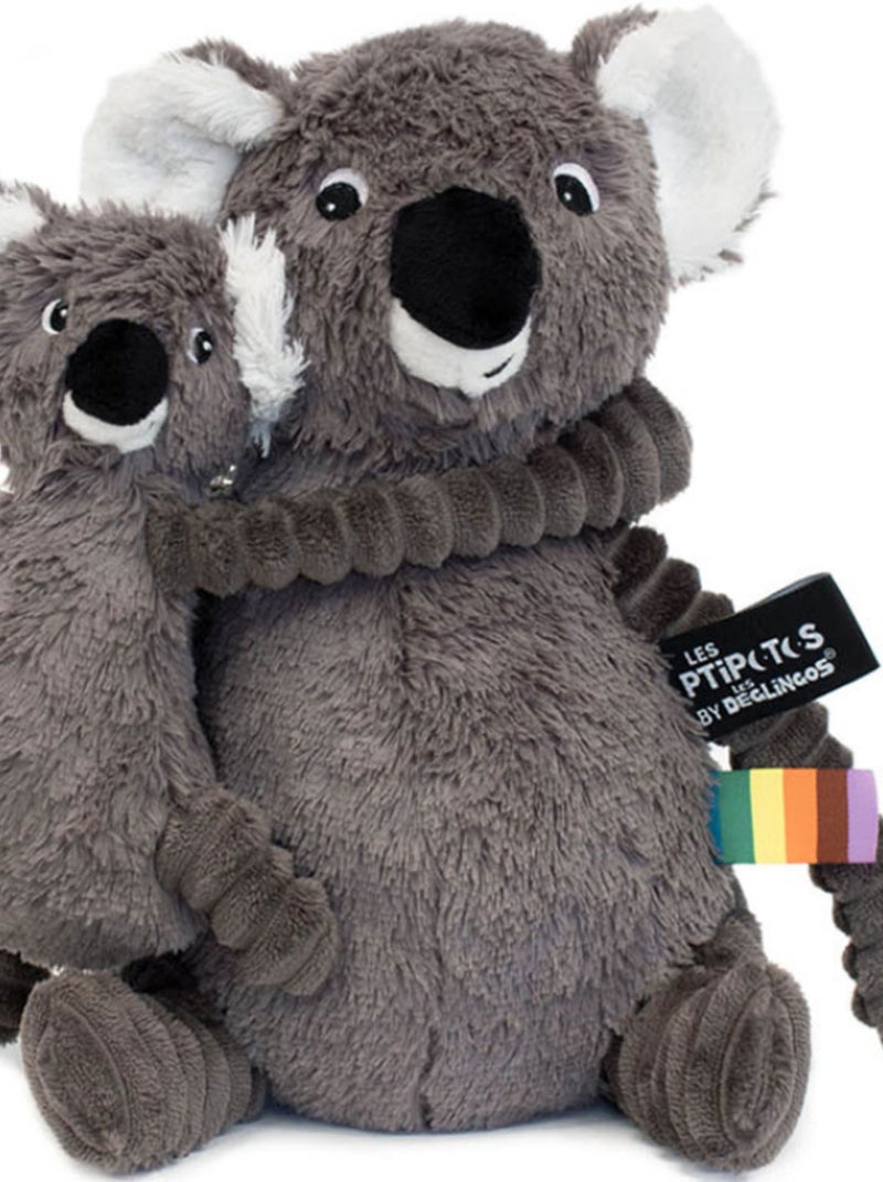 Peluche Les Ptipotos Koala Gris (28 Cm) Gris - Kiabi