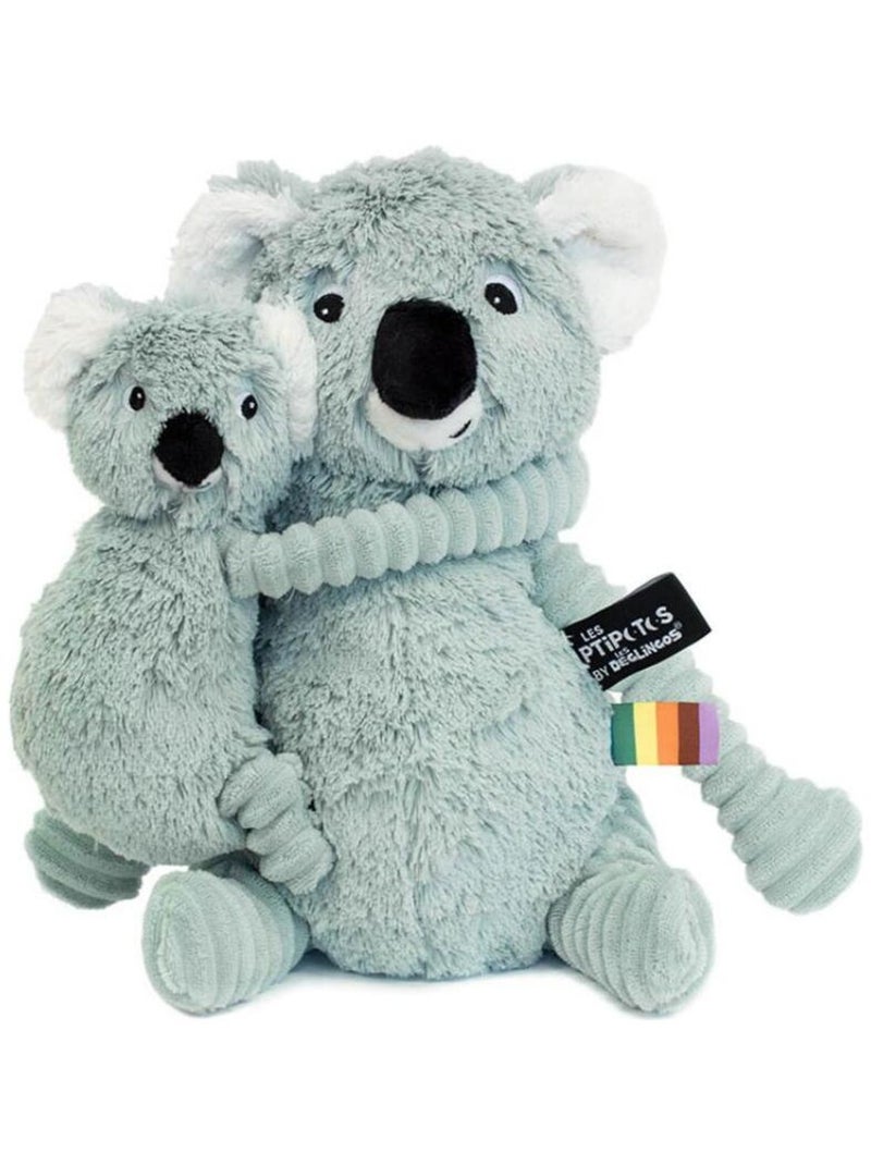 Peluche Les Ptipotos Koala menthe (28 cm) Vert d'eau - Kiabi