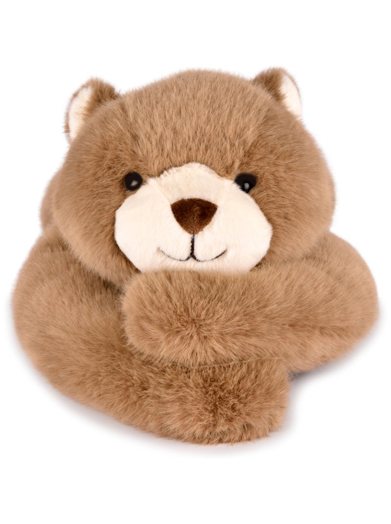 Peluche lestée 40 cm Marron - Kiabi