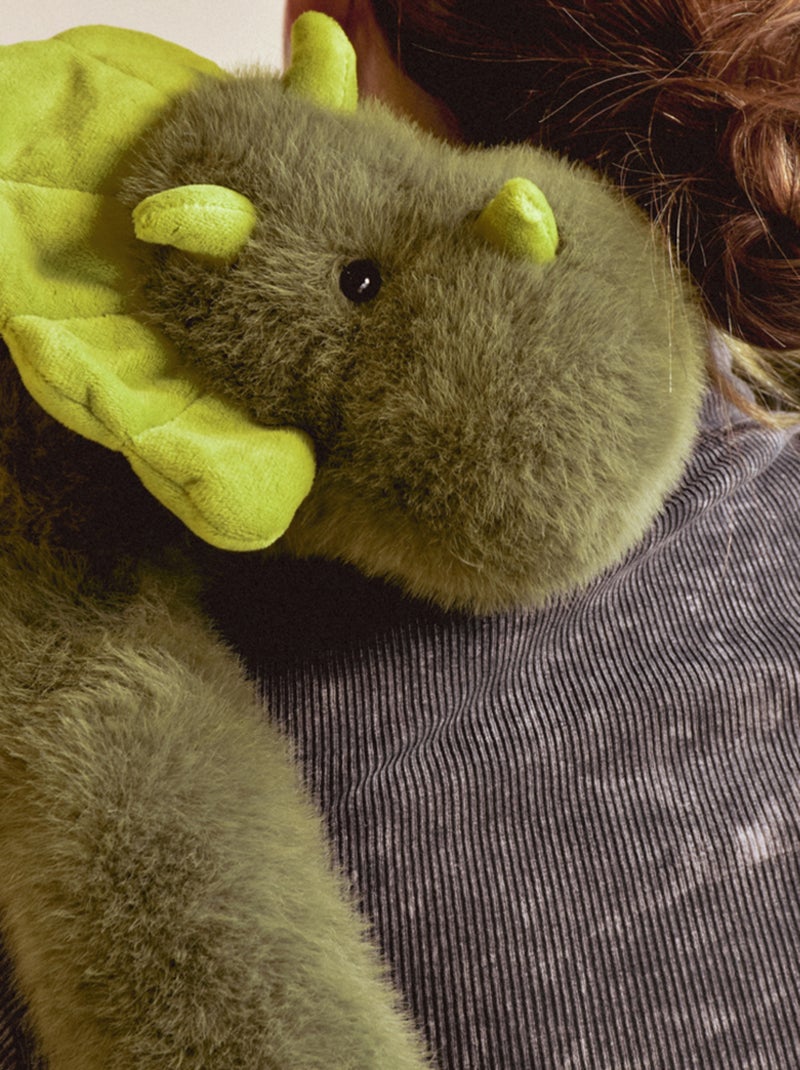 Peluche lestée 40 cm Vert - Kiabi