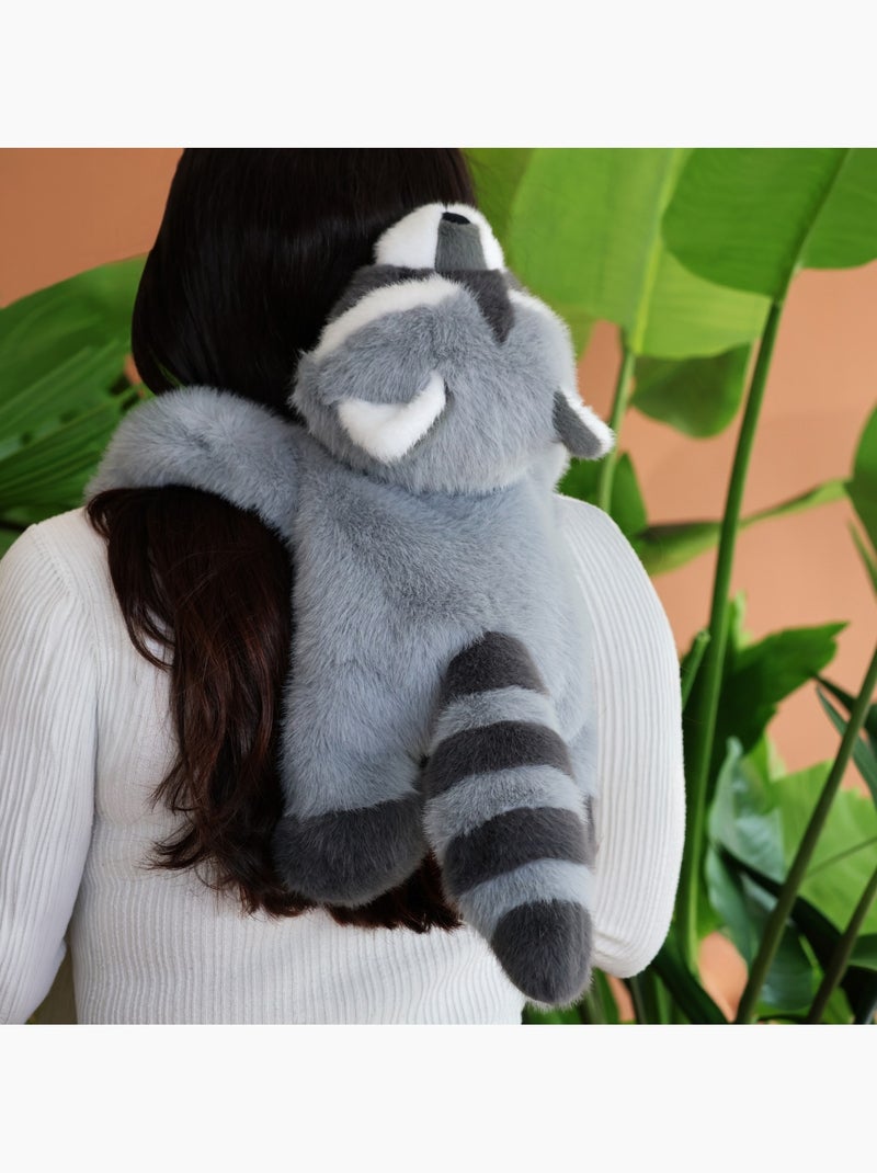 Peluche lestée 50 cm Gris - Kiabi