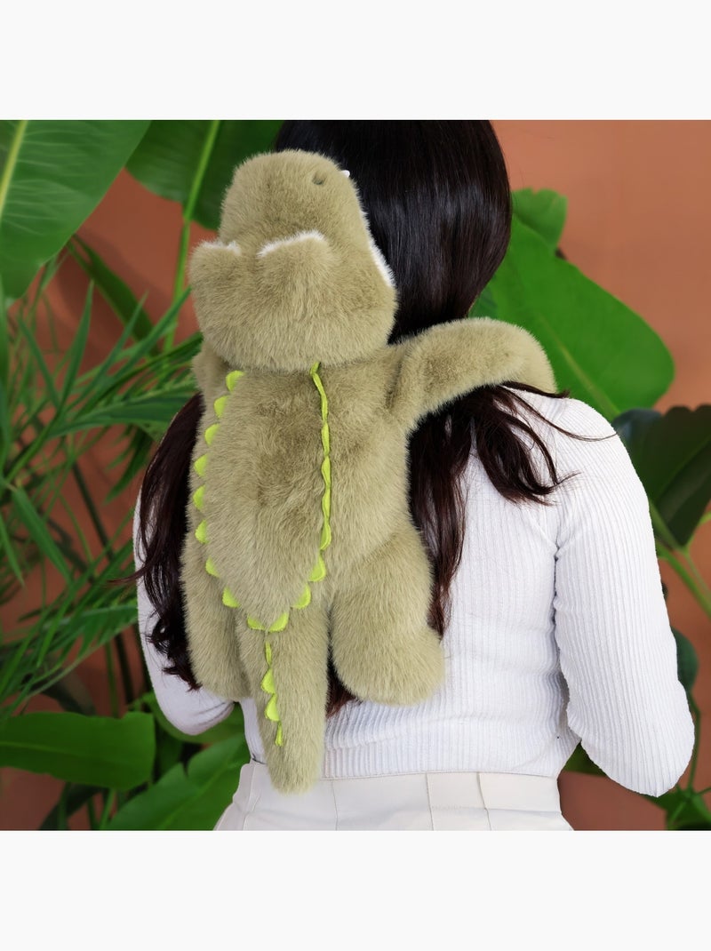 Peluche lestée 50 cm Vert - Kiabi