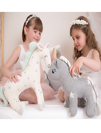 Peluche licorne avec étoiles – Doudou féerique SEVIRA KIDS