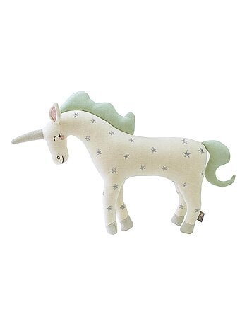 Peluche Licorne en Tricot de Coton 100% Naturel SEVIRA KIDS