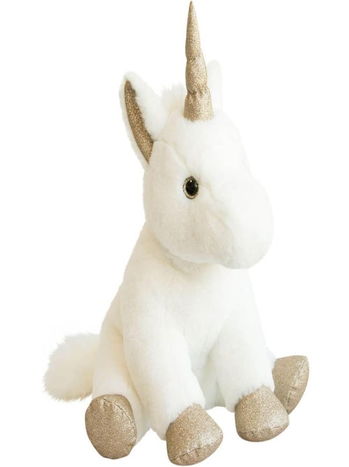 Peluche Licorne or 45 cm - Kiabi