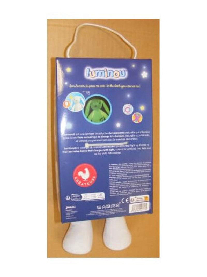 Peluche Liminou Lapin Lumineux - Jemini Multicolore - Kiabi
