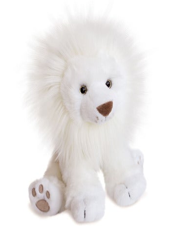Peluche Lion des neiges (28 cm) - Kiabi