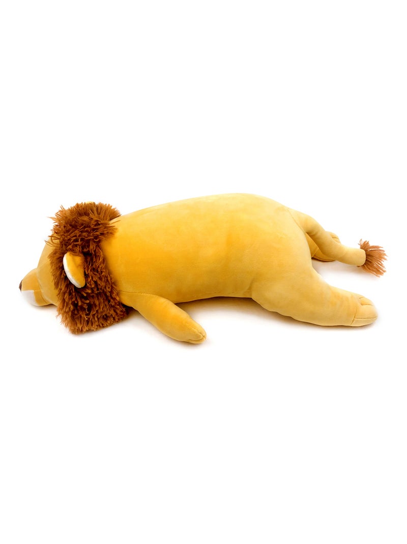 Peluche lion Leon (53 cm) Jaune - Kiabi