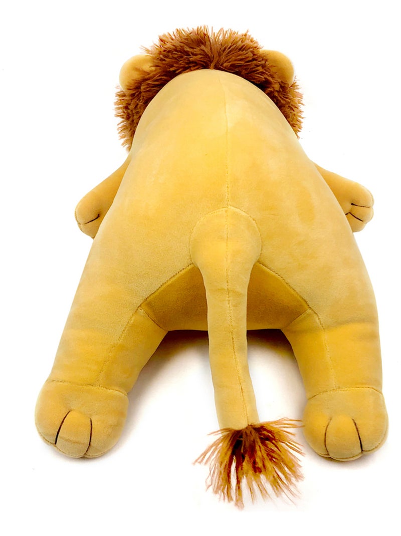 Peluche lion Leon (53 cm) Jaune - Kiabi