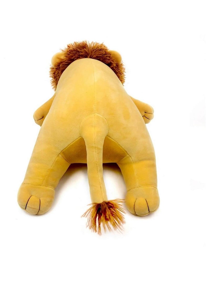 Peluche lion Leon (53 cm) Jaune - Kiabi