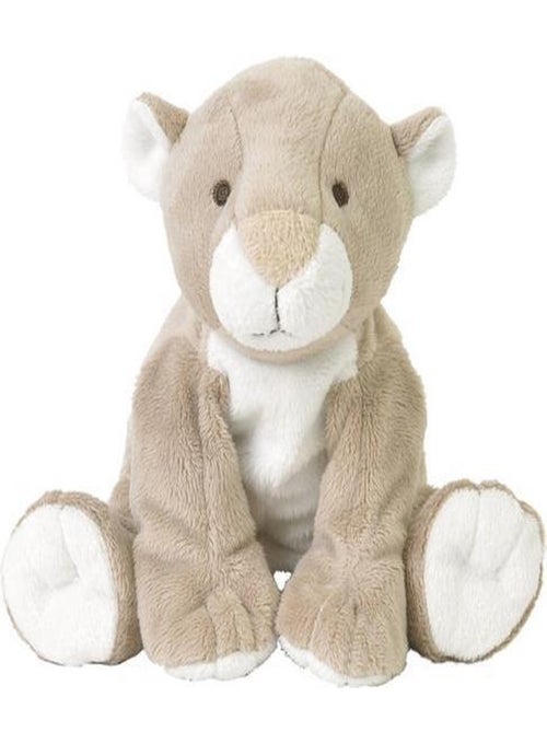 Peluche Lion Loulou 21 cm beige - Kiabi