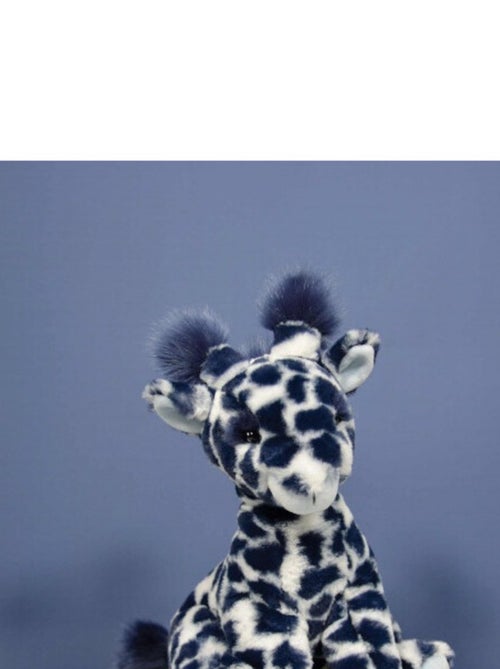 Peluche Lisi la girafe bleue 30 cm - Kiabi