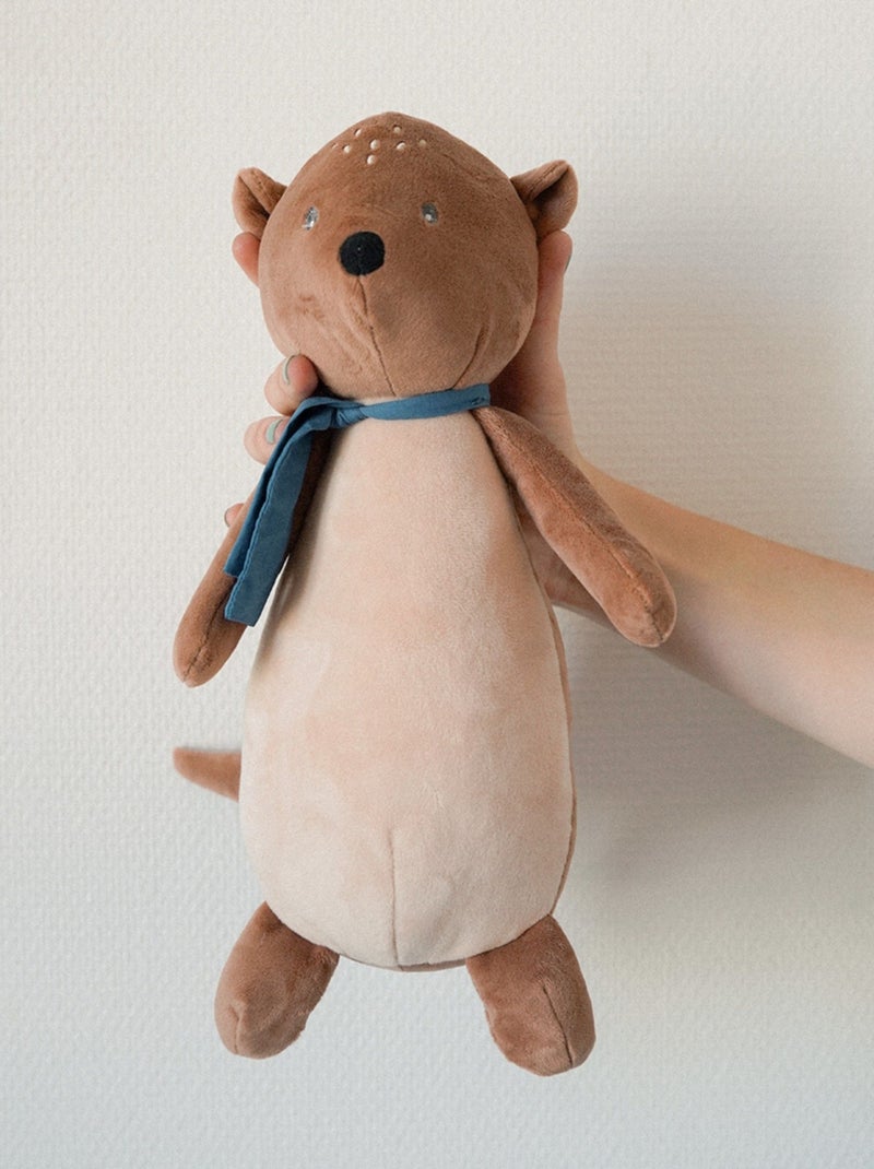 Peluche Lou la loutre Marron clair - Kiabi