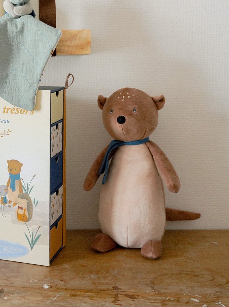 Peluche Lou la loutre Marron clair - Kiabi