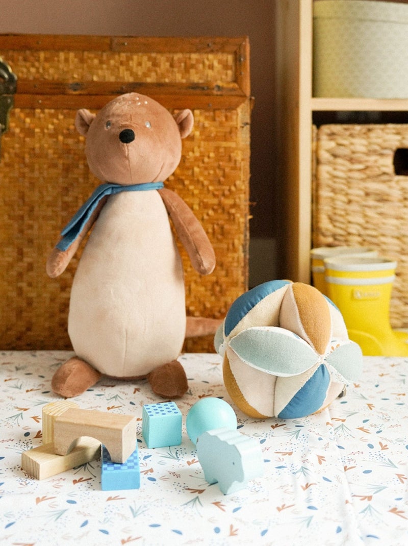 Peluche Lou la loutre Marron clair - Kiabi