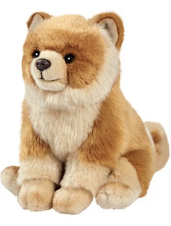 Peluche loulou de pomeranie 30cm - 'anima'
