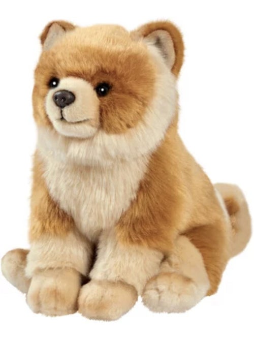 Peluche loulou de pomeranie 30cm - 'anima' - Kiabi